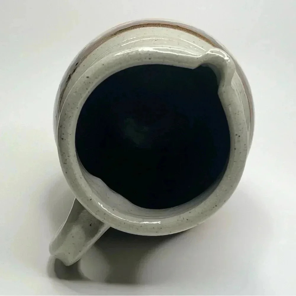 Cramer Pottery Studio Ceramics Glazed Large Pitcher 10"" Hand Crafted - Picture 6 of 6